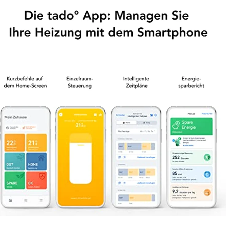 tado° smart home Thermostat (verkabelt) – Wifi Starter Kit V3+ – Black Edition - digitale Heizungssteuerung per App für Fußbodenheizung & Boiler – kompatibel mit Alexa, Siri & Google Assistant – Bild 4