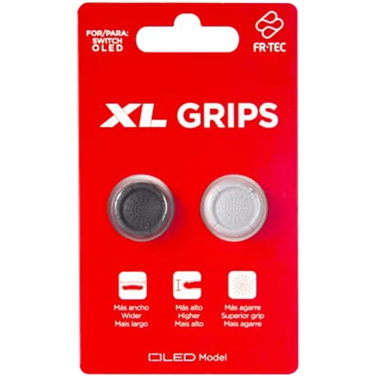 FRTEC - Grips XL Kompatibel Nintendo Switch OLED, Leicht und langlebig mit rutschfestem Griff