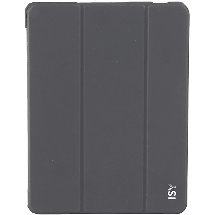 ISY ICT-2000-BK, Bookcover für Apple iPad Air 10.9" (4. Gen. 2020, 5. Gen. 2022), Schwarz, mit Auto Sleep/Wake-Funktion, stoßfestem Design und integriertem Stifthalter