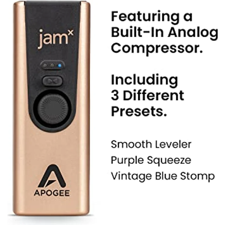 Apogee JamX, USB Audio Interface für Pro Audio mit hochwertiger Verarbeitung – Bild 5