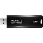 Adata SSD External SC610 USB3. Gen2 Black (500 GB), Externe SSD, Schwarz