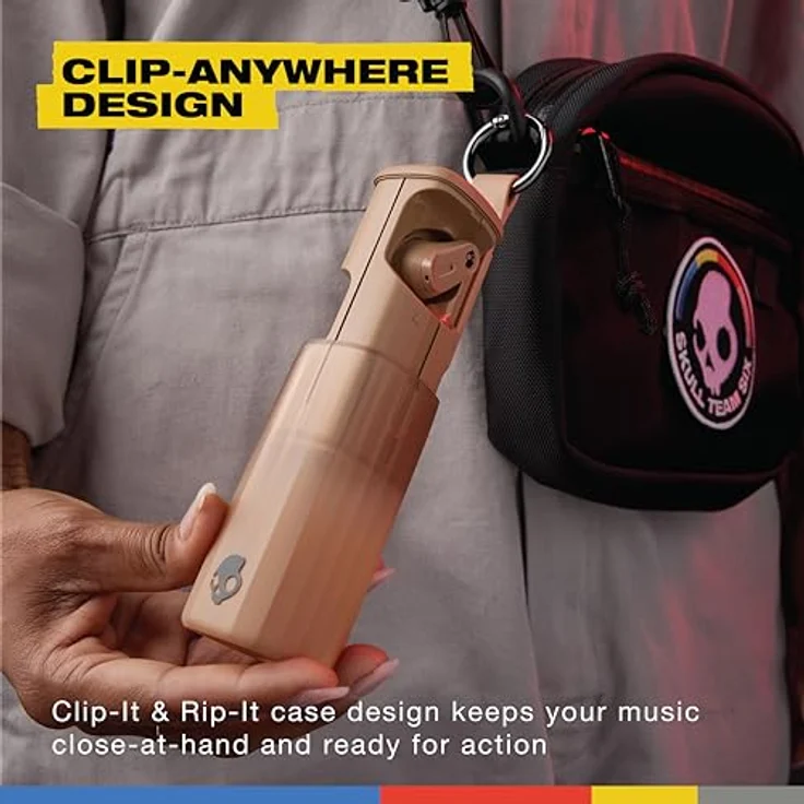 Skullcandy Method 360 ANC Wireless-Ohrhörer, Sound by Bose, Bluetooth-Kopfhörer mit 40 Stunden Akkulaufzeit, schweiß- und wasserresistent - Primer – Bild 4