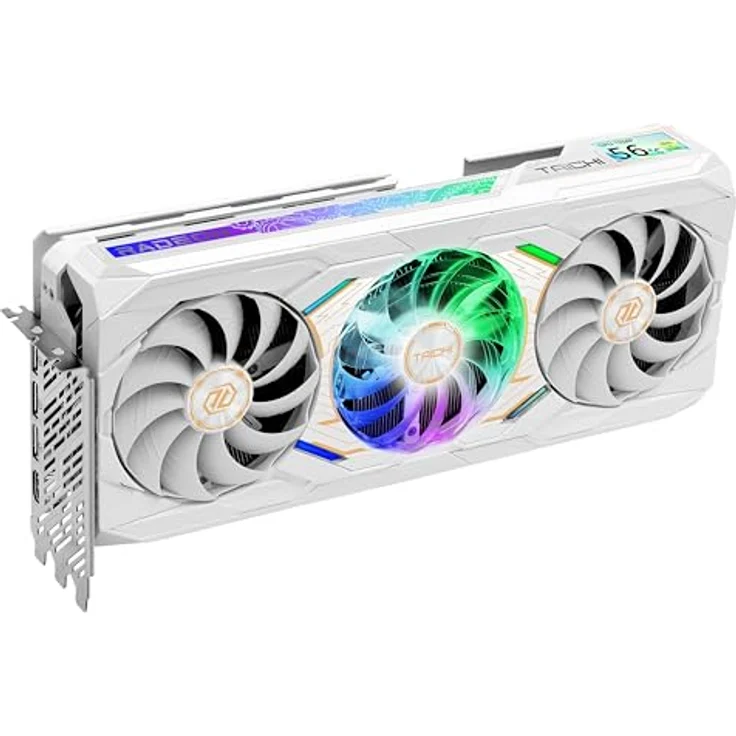 ASRock Radeon RX 9070 XT Taichi White OC, Grafikkarte mit 16GB GDDR6, 3100MHz Boost, fortschrittliches Kühlsystem und anpassbarem LCD-Display – Bild 2