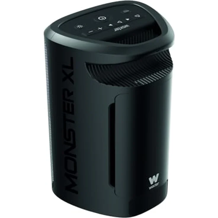 Woxter Monster XL Tragbarer Bluetooth-Lautsprecher, 100 W Leistung, 4000-mAh-Akku, IPX5-Zertifizierung, TWS-Funktion, LED-Beleuchtung, USB C – Bild 2