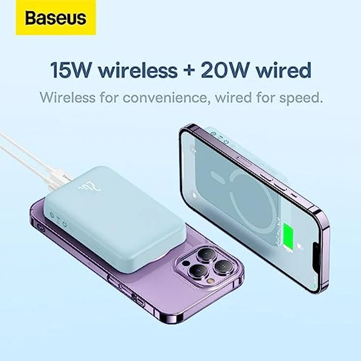 Baseus Powerbank Magnetic Mini 10000mAh 20W (Blue) – Bild 3