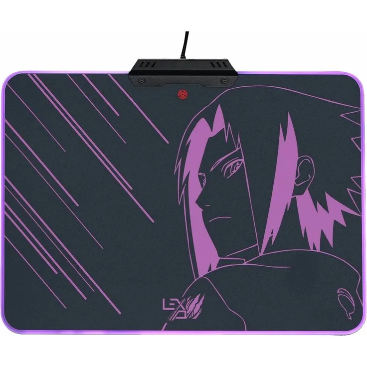 Lexip - TAPIS DE SOURIS SASUKE DESIGN, Naruto Shippuden Mausmatte in Blau