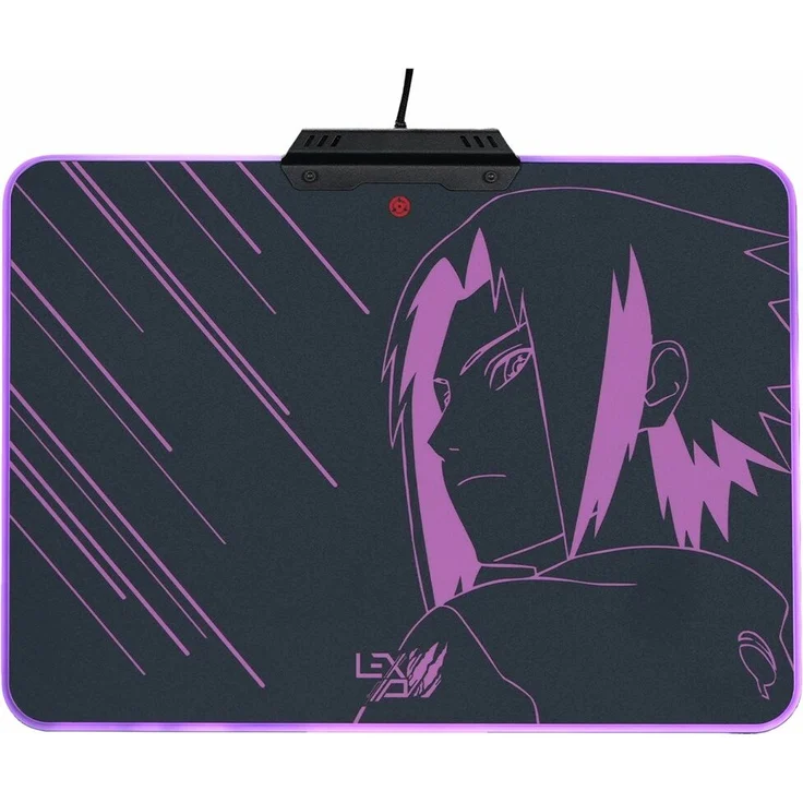 Lexip - TAPIS DE SOURIS SASUKE DESIGN, Naruto Shippuden Mausmatte in Blau