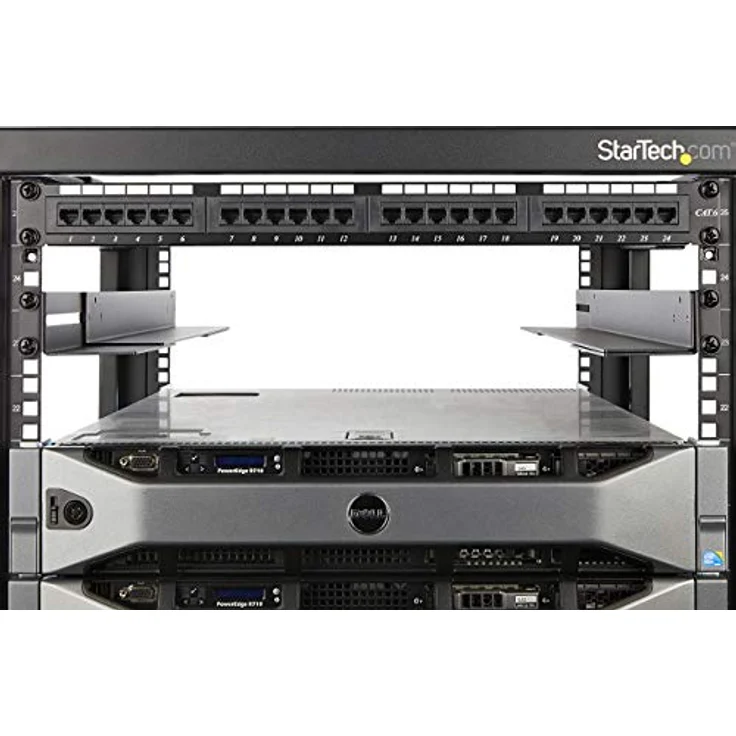 StarTech.com 1U Server Rack Rails with Adjustable Mounting Depth - 4 post - Rack-Schienen-Kit - Rack montierbar - Schwarz - 1U - 48.3 cm (19) – Bild 6