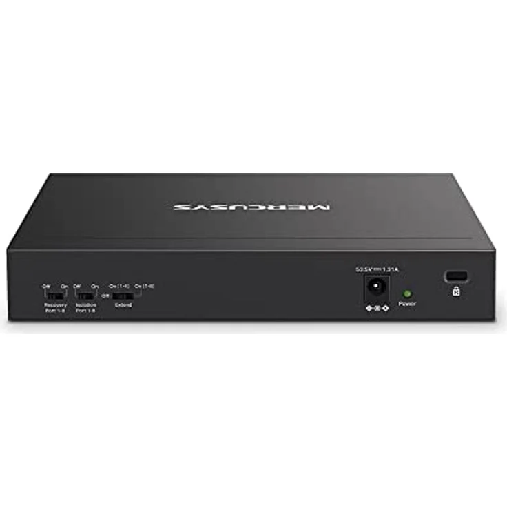 Mercusys MS110P, 10-Port Netzwerk Switch mit Power over Ethernet, Schwarz – Bild 3