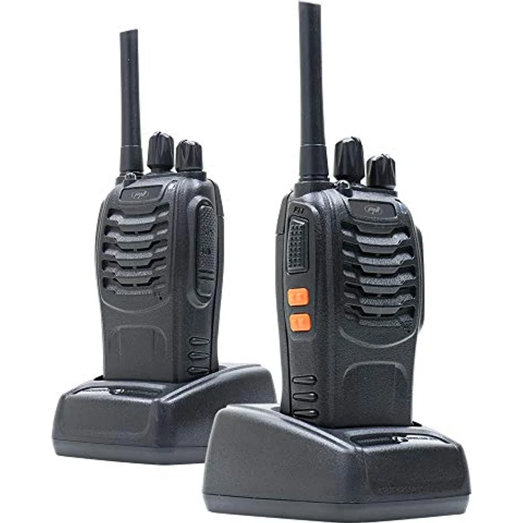 PNI PMR R40 PRO, Paket mit 6 tragbaren Funkgeräten, 8 PMR-Kanälen, inklusive Akkus, Ladegeräten und Kopfhörern – Bild 4