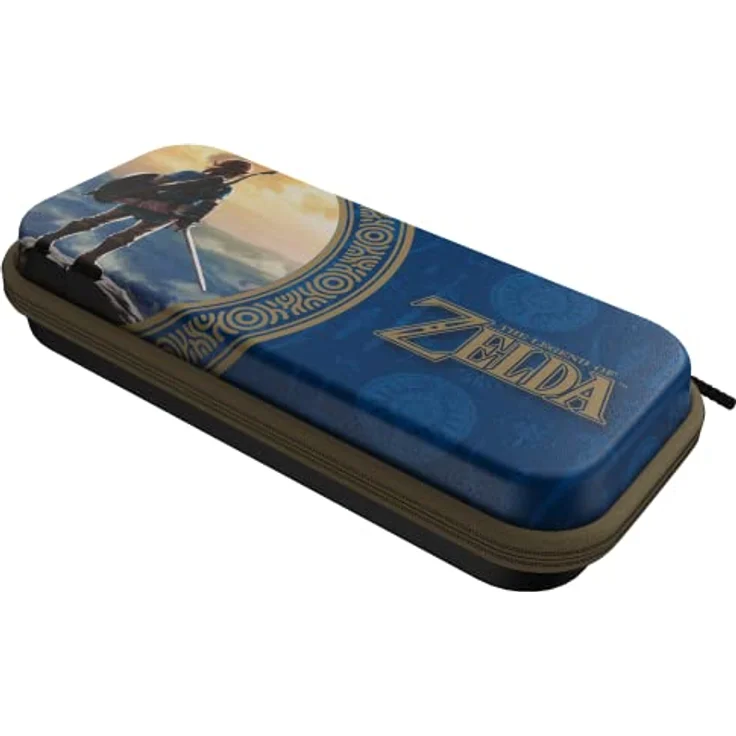 PDP Travel Case - Hyrule Blue - Reiseetui für Nintendo Switch, Switch Lite und OLED mit integriertem Ständer und abnehmbarem Handgelenkband – Bild 4
