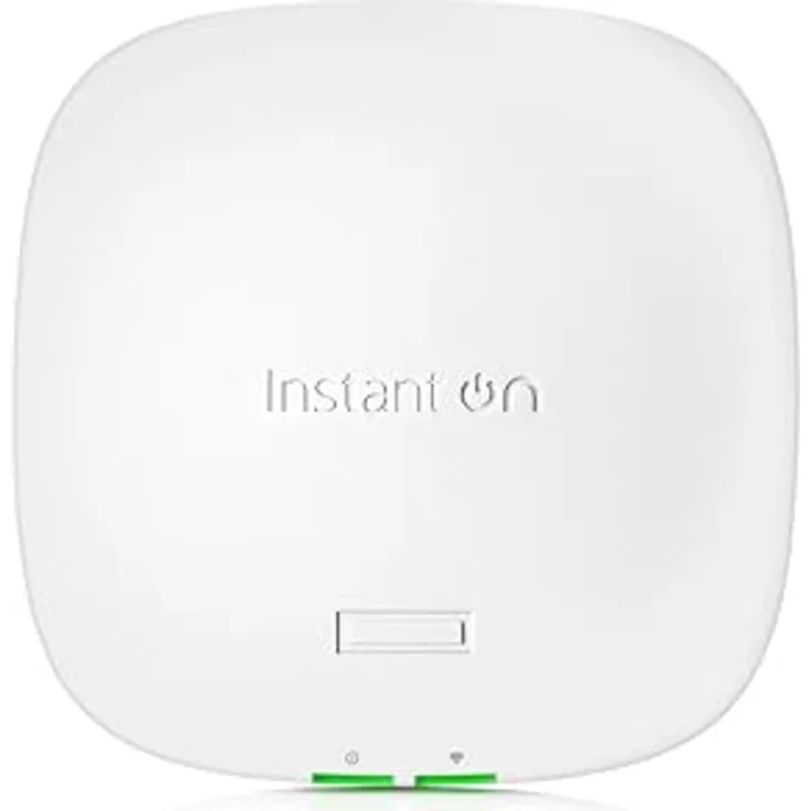 Aruba HPE Networking Instant On Access Point AP21 2x2 WiFi 6 Innenbereich | Dual Radio | 1,2 Gbit/s 5 GHz | 300 Mbit/s 2,4 GHz | Wi-Fi Certified 6, Schwarz