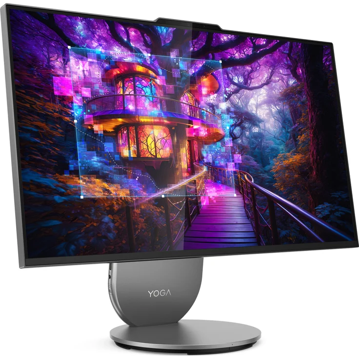 Lenovo Yoga AIO 27IAH10, All-in-One-PC mit Intel Core Ultra 9, 32GB RAM, 1TB SSD, 27" QHD Display, NVIDIA GeForce RTX 4050, Luna Grey, Windows 11 Pro