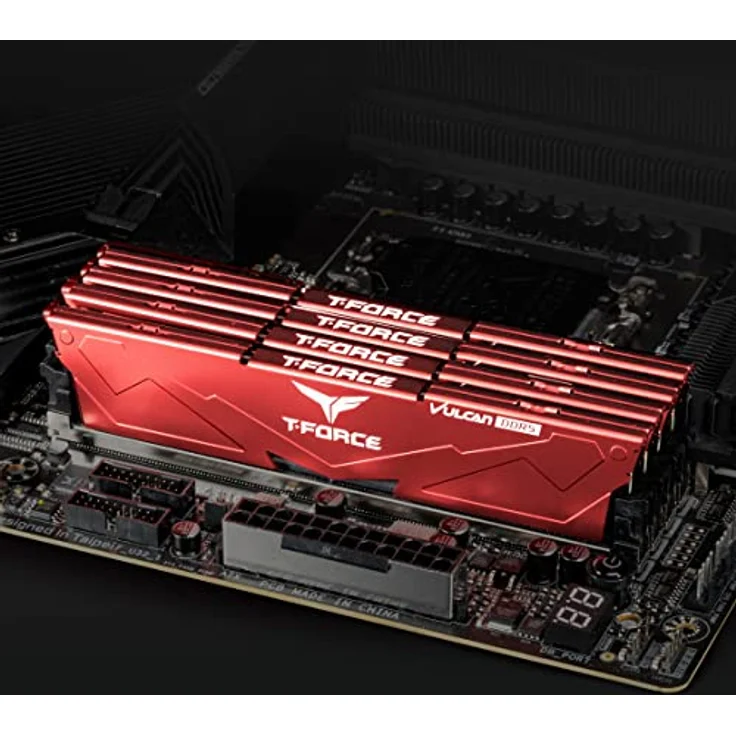 Team Group T-FORCE VULCAN DDR5 32GB KIT (2x16GB) RAM, 6000 MHz, rot – Bild 2