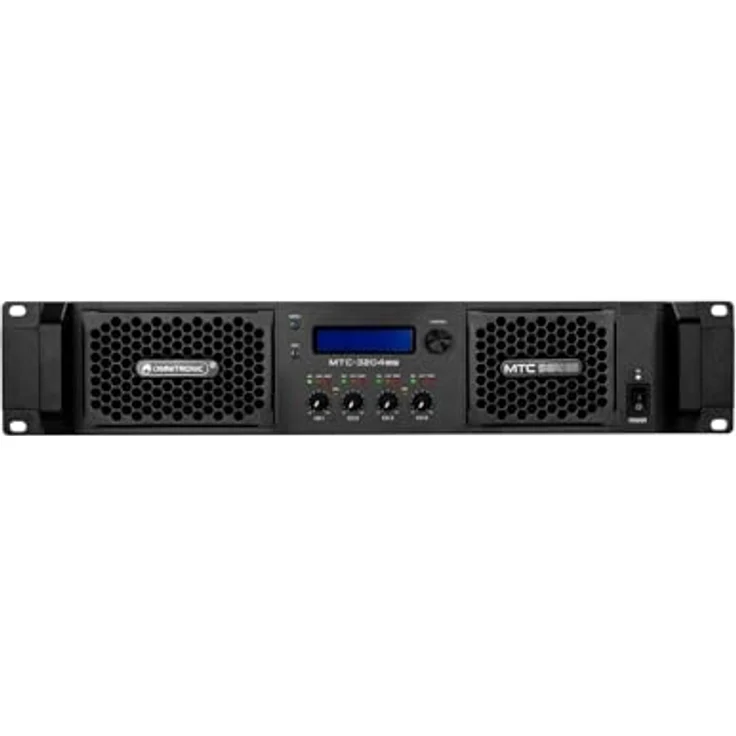 Omnitronic MTC-3204DSP PA Verstärker, 4-Kanal mit 4 x 800 W, DSP, Ethernet-Schnittstelle und 10-Band Equalizer, 19" Rackeinbau – Bild 5