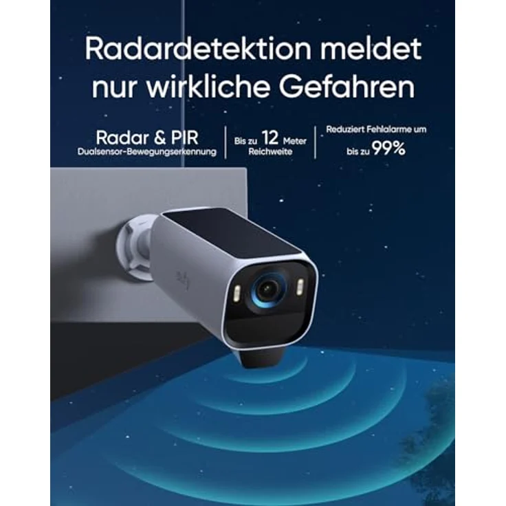 eufy Security eufyCam S3 Pro 2-Kamera-Set, 4K Kabellose Solar-Überwachungskamera Außen, MaxColor Nachtsicht, Forever Power 2.0, Gesichtserkennung-KI, Erweiterbarer Lokaler Speicher, Ohne Monatliche ABO-Kosten – Bild 5