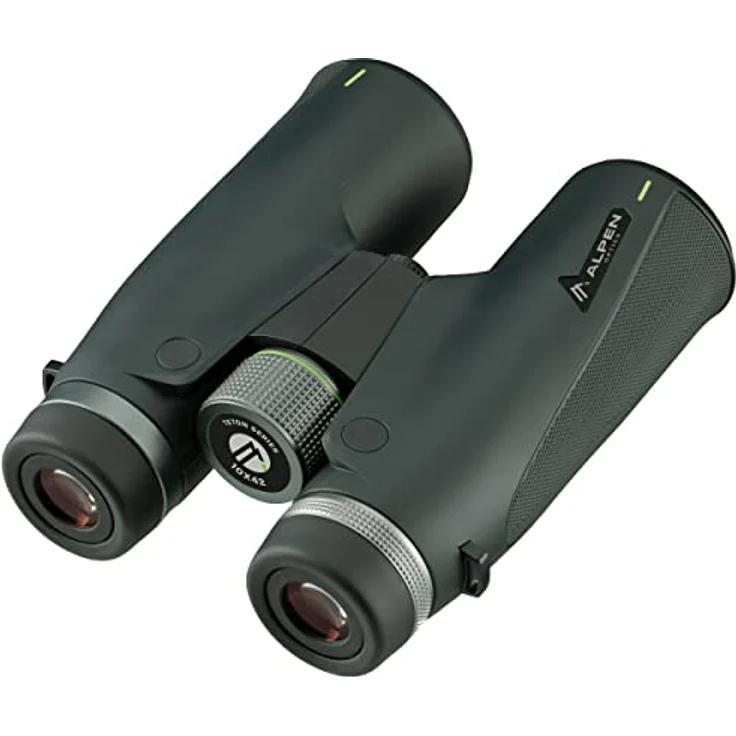 Alpen ALPEN Optics Teton 10x42 Fernglas mit Abbe-Prismen/ED-Glas, Ergonomische Gummiarmierung – Bild 2