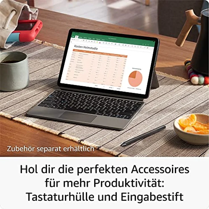 Amazon Fire Max 11-Tablet, 11-Zoll-Display, Octa-Core-Prozessor, 4 GB RAM, 14 Stunden Akkulaufzeit, 64 GB, grau – Bild 5
