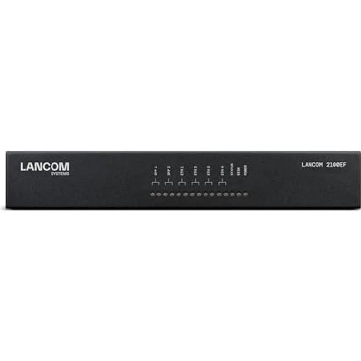Lancom 2100EF Router, professioneller Router für kleine und mittlere Unternehmen, schwarz – Bild 1