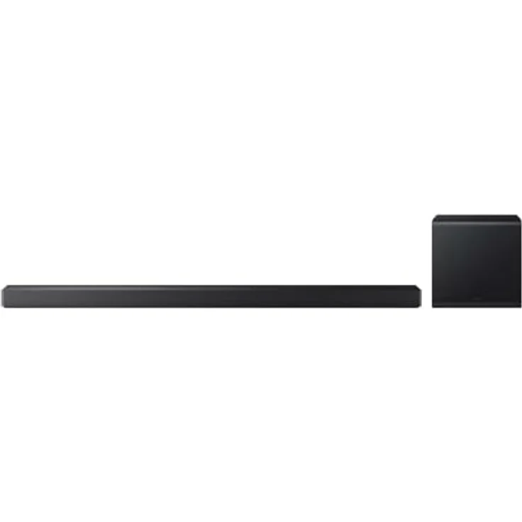 SAMSUNG HW-QS710GF Q-Series 3.1.2-Kanal-Soundbar mit kabellosem 6,5"-Subwoofer, Dolby Atmos, DTS:X und SpaceFit Sound, schwarz – Bild 2