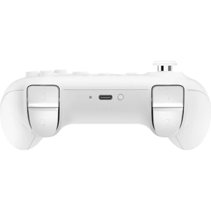 8bitdo 64 Bluetooth Controller, Gaming Controller mit präzisen Hall-Effekt-Joysticks, ergonomischem Design und authentischer Tastenanordnung, Weiss – Bild 2