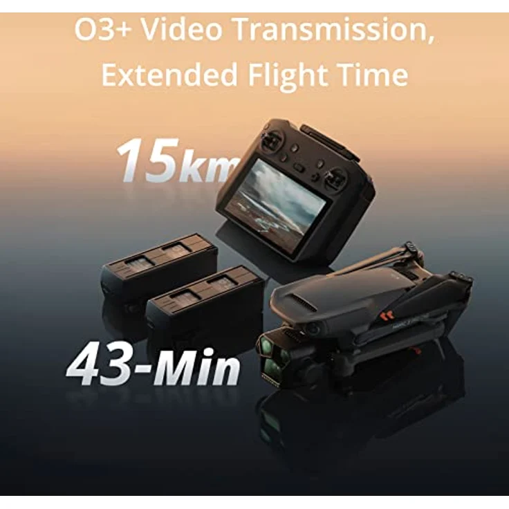 DJI Mavic 3 Pro Cine mit DJI RC Pro (leuchtstarter Bildschirm), Flaggschiff-Drohne mit Dreifachkamera, Apple ProRes Support für 3 Kameras und 1 TB Speicher, drei Intelligent Flight Batteries und mehr – Bild 3