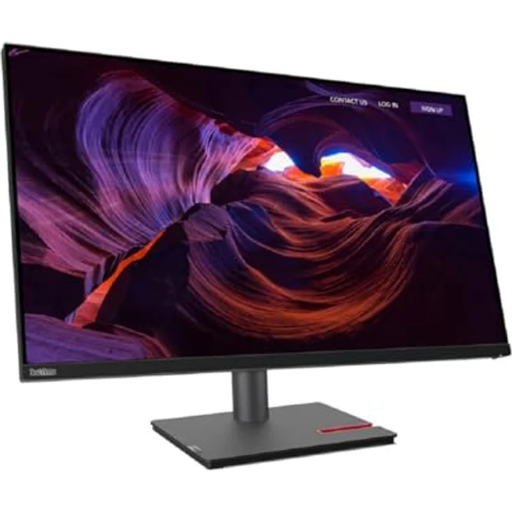 Lenovo ThinkVision P32p-30, 31.5 Zoll 4K IPS LED-Monitor mit 350 cd/m², 1000:1 Kontrast, Raven Black – Bild 3