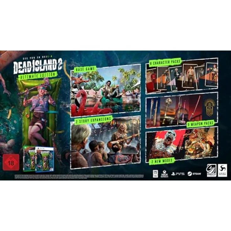 Deep Silver Dead Island 2 Ultimate Edition, PS5-Spiel mit epischen Story-Erweiterungen, 6 Charakteren und brutalen Nahkämpfen – Bild 2