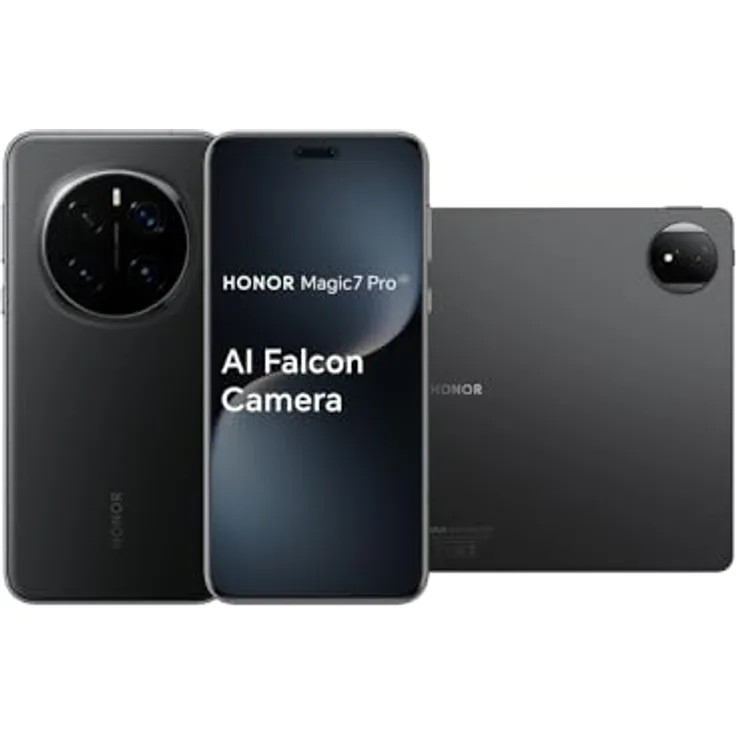 HONOR Magic7 Pro, Dimensional Black, Smartphone mit 200 MP Telephotokamera und Snapdragon 8 Elite-Chipsatz