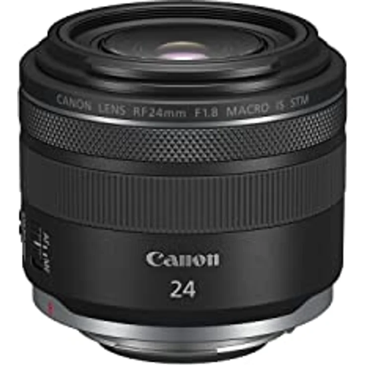 Canon Objektiv RF 24mm Festbrennweite F1.8 Macro is STM (5 Stufen Bildstabilisator, Autofokusantrieb, SuperSpectra, Weitwinkel, STM Motor, kompatibel mit In-Body is mit bis zu 6,5 Stufen) schwarz - Preisvergleich – Bild 1