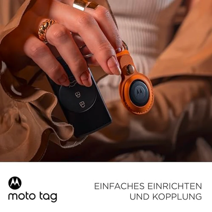 Motorola Moto Tag – Smart Tracker, Jade Green (Android 9+ kompatibel, Bluetooth 5.4, IP67 Wasserschutz, USB-C, Ultrabreitband, Finder für Schlüssel, Gepäck UVM) – Bild 3