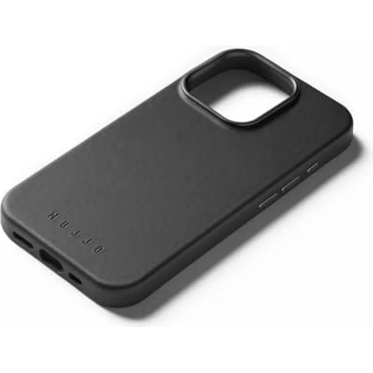 Mujjo Leather Case iPhone 16 Pro Schwarz - Hochwertige Lederhülle mit MagSafe-Unterstützung und ultra-langlebigem Schutz – Bild 5