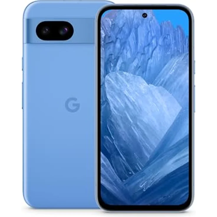 Google Pixel 8a: Android-Smartphone ohne SIM-Lock mit fortschrittlicher Pixel-Kamera, Langer Akkulaufzeit und leistungsstarken Sicherheitsfunktionen – Bay, 128 GB – Bild 1