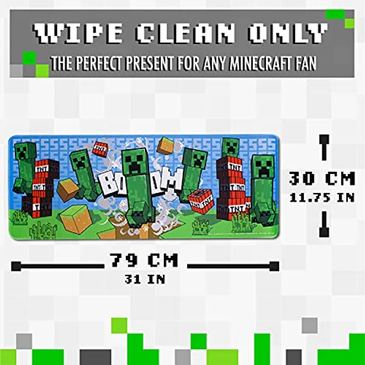 Paladone XL Mauspad - Minecraft: Creeper (30x80cm) – Bild 4