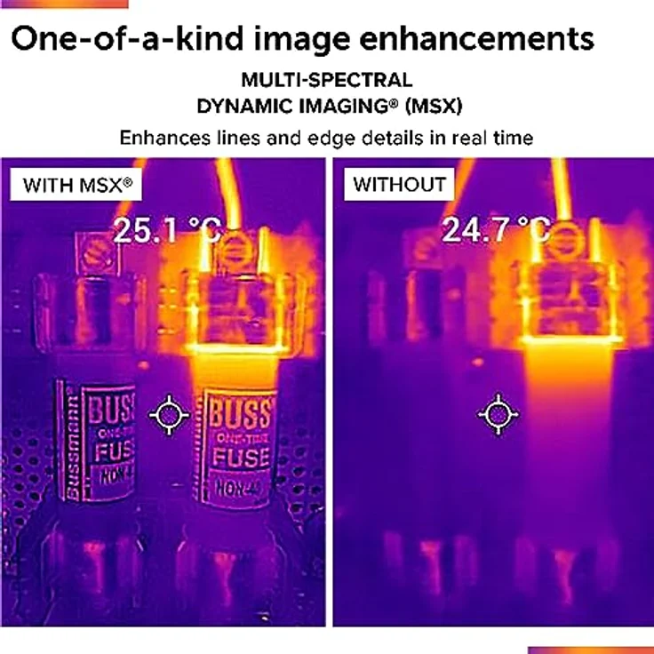 FLIR TG165-X MSX Wärmebildkamera -25 bis +300°C 80 x 60 Pixel 8.7Hz MSX®, Integrierte LED-Lampe, integrierte Digitalkamera – Bild 3