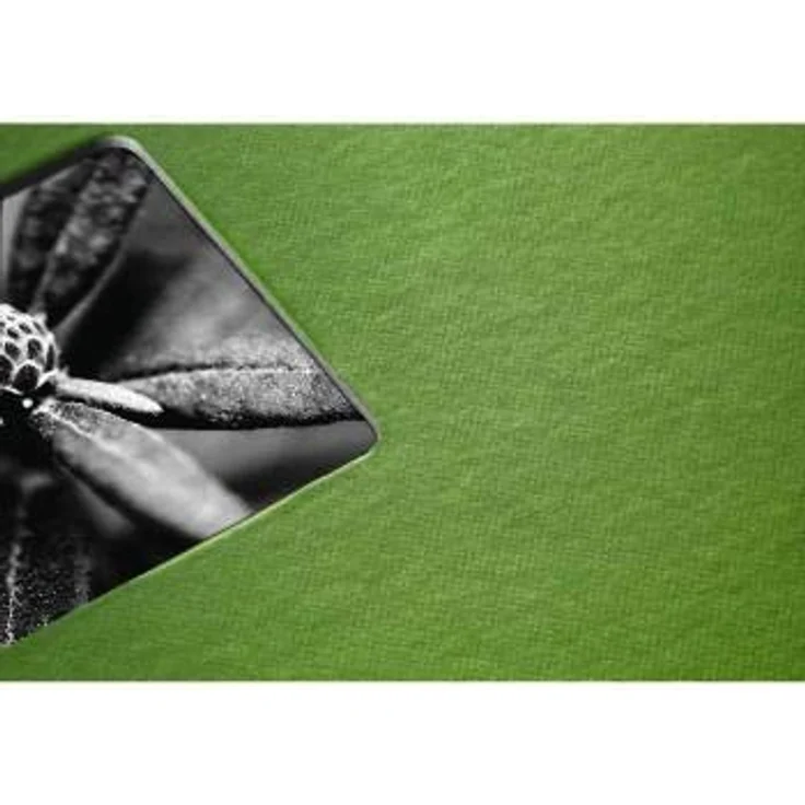Hama Fotoalbum, 28 x 24 cm, 50 schwarze Seiten, 25 Blatt, mit Ausschnitt für Bildeinschub, Fotobuch apfelgrün - Preisvergleich – Bild 3