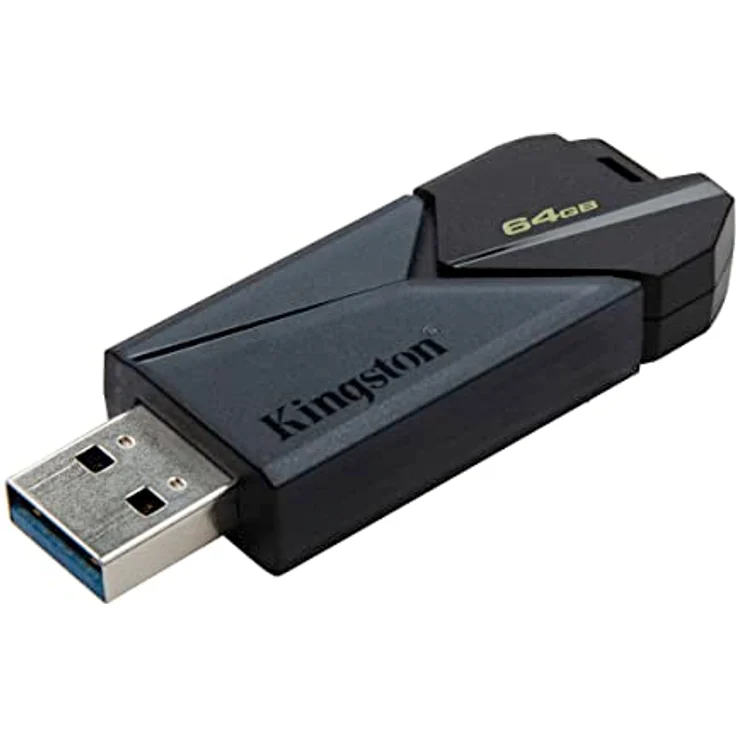 Kingston DataTraveler Exodia Onyx DTXON/64GB Flash Drive 3.2 Gen 1 - mit schlanker, beweglicher Kappe, schwarz – Bild 2