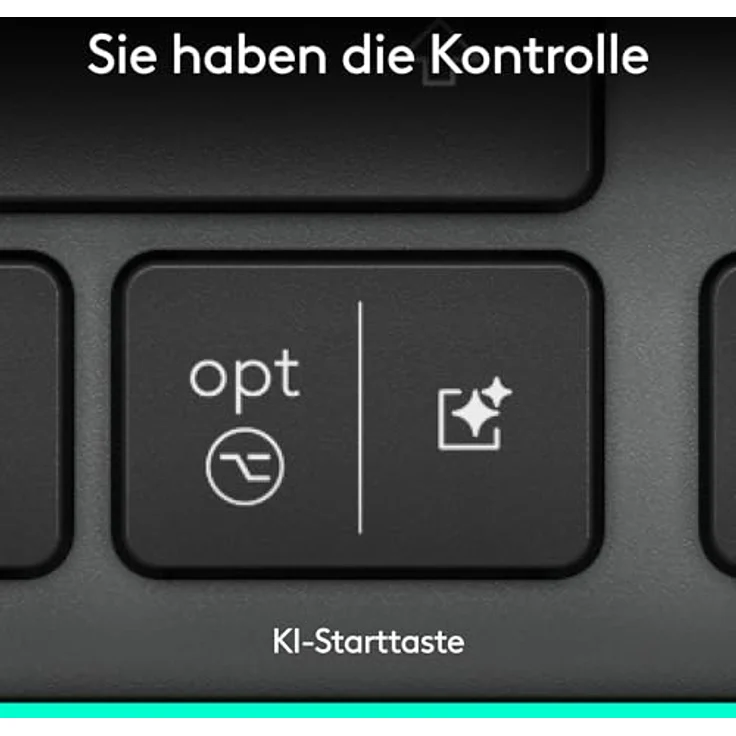 Logitech Slim Solar+ Keyboard (DE, kabellos), kompakte Tastatur mit Solarenergieversorgung, Schwarz – Bild 12
