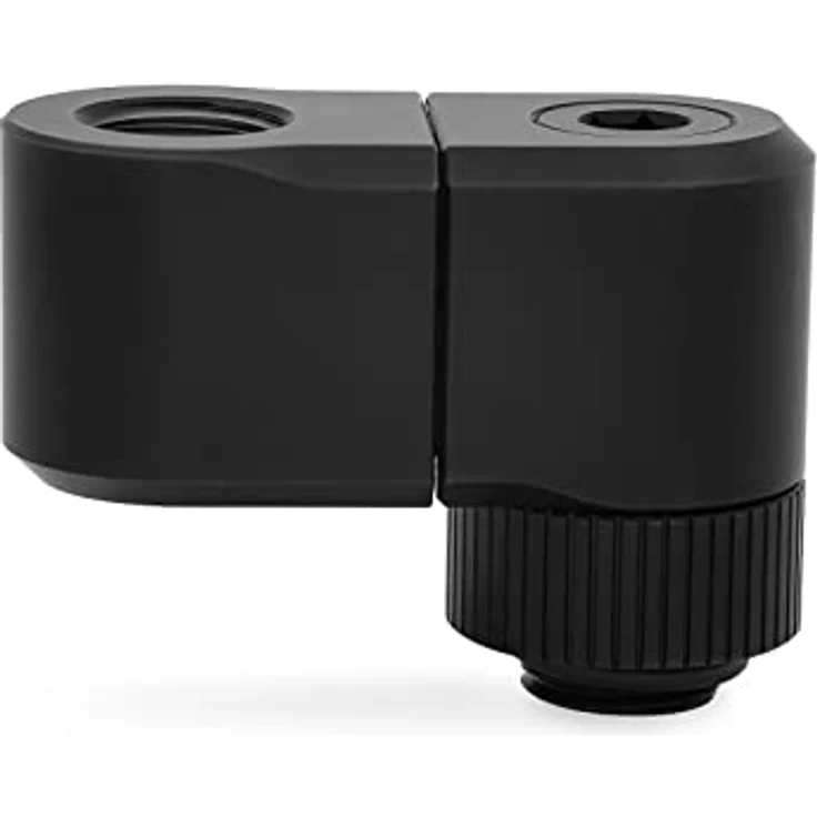 EK EKWB Quantum Torque Double Rotary Offset 28 Fitting, drehbarer 28-mm-Versatzadapter mit Außengewinde und Innengewinde, schwarz – Bild 4