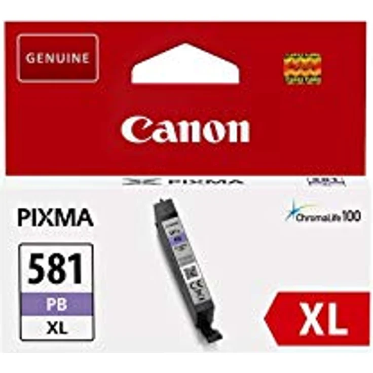 Canon CLI 581 XL PB original Tintenpatrone Photoblue für Pixma Drucker PIXMA TR7550 TR8550 TS6150 TS6151 TS8150 TS8151 TS8152 TS9150 TS9155 TS6250 TS6251 TS8250 TS8251 TS8252 TS9550 – Bild 2