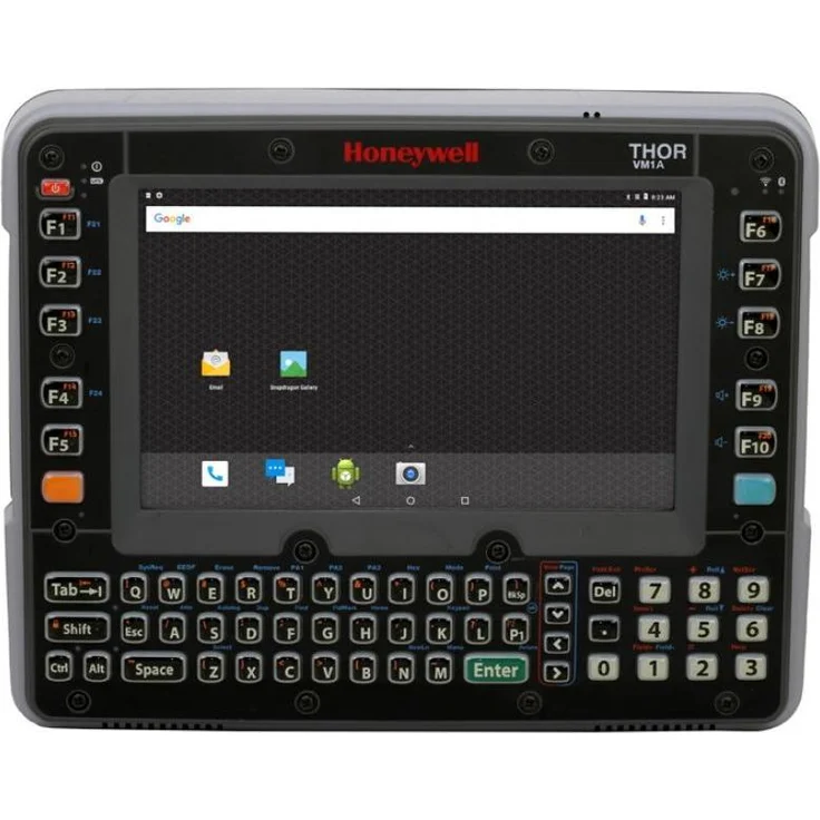 Honeywell Thor VM1A DFR, Mobiler Barcode-Scanner mit Qualcomm Snapdragon 660, 8 Zoll Touchscreen, WLAN und Bluetooth 5.0, Schwarz
