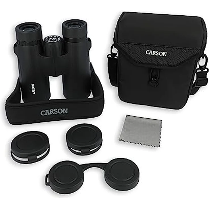 Carson Full-Size Fernglas VX-Baureihe, 10x42mm, hohe Auflösung, wasserdicht und Anti-Beschlag (VX-042) – Bild 5