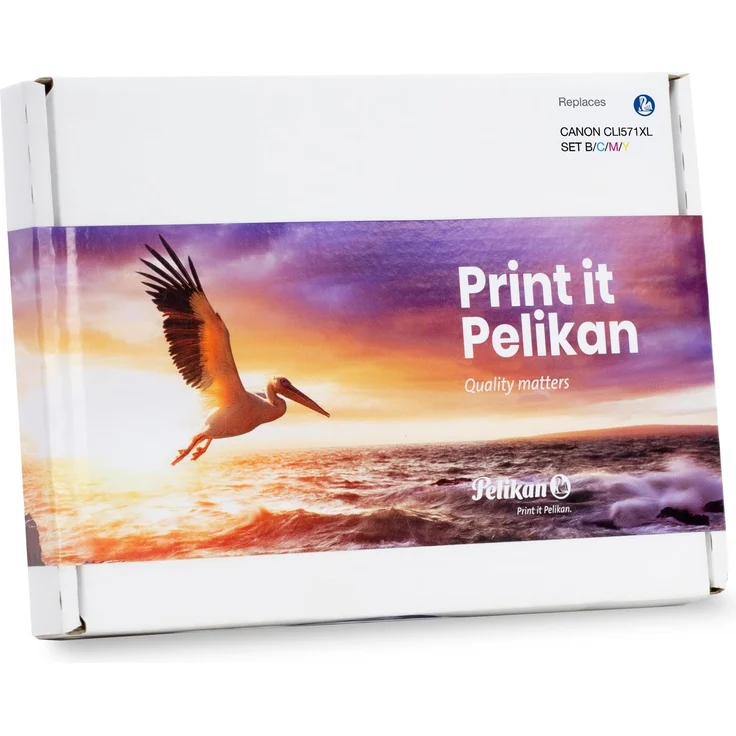Pelikan CLI-571XL Multipack, Druckerpatrone (M, C, Y, BK) für inkJet-Drucker, hohe Kompatibilität und Farbvielfalt