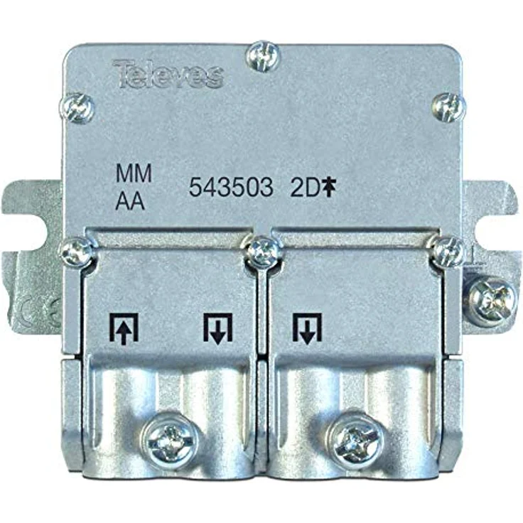 Televes 543503 – Mini-Splitter 5, 2400 MHz, EasyF 2D 4,3-4 db – Bild 2