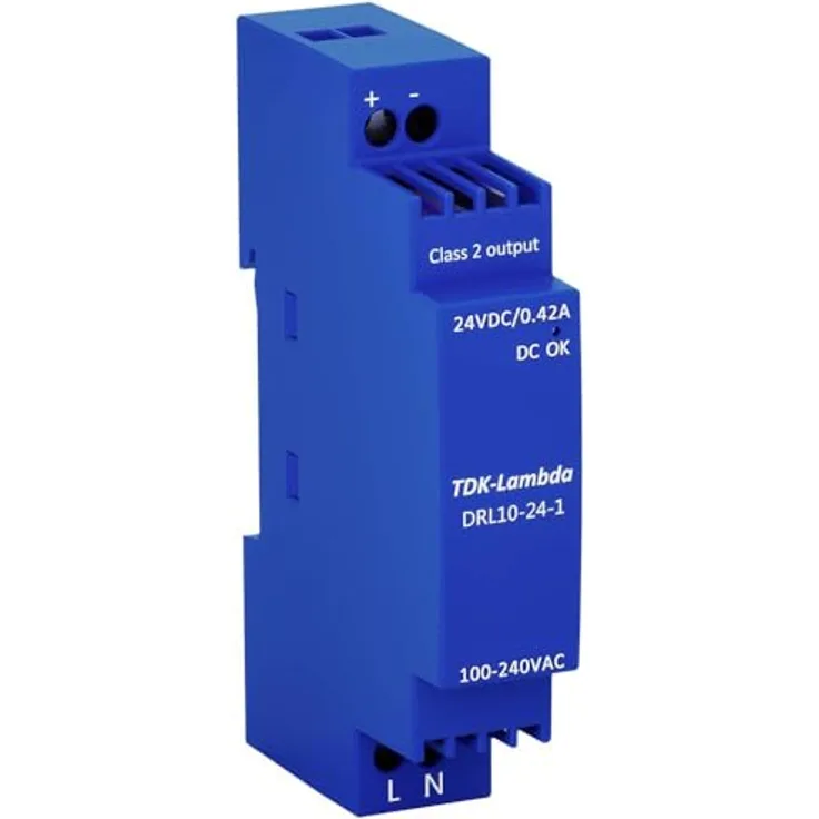 TDK-Lambda DRL-10-24-1 Hutschienen-Netzteil (DIN-Rail) 24V 0.42A 10W, kompakte Stromversorgung für industrielle Anwendungen