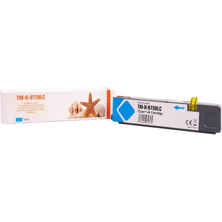 Supplies Germany Tintenpatrone F6T81AE / 973X, cyan, 7.000 Seiten, kompatibel zu HP PageWide Druckern