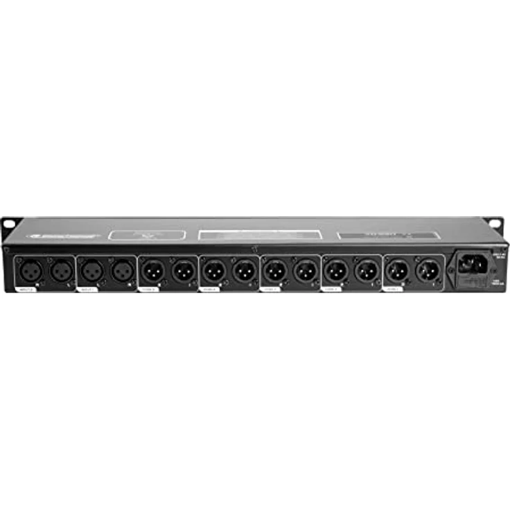 Omnitronic ZD-250B Zonen-Verteiler, Mischpult für Studio- und Livemixer, Schwarz - präzise Signalverteilung, kompakte Bauweise, robuste Konstruktion – Bild 2