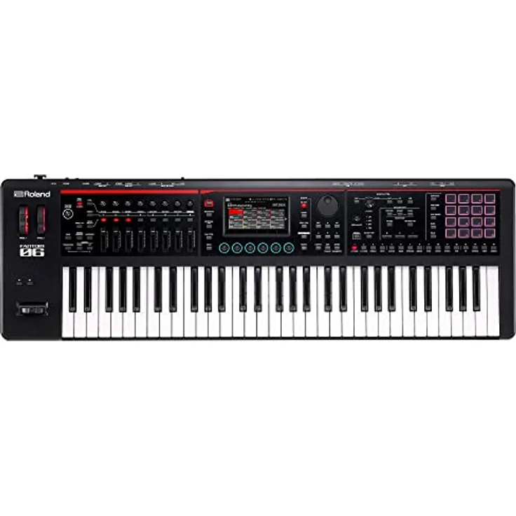 Roland FANTOM-06 SYNTHESIZER KEYBOARD – 61er-Tastatur mit Velocity | Tausende elektronische & akustische Roland Sounds | ZEN-Core und SuperNATURAL Technologien | TR-REC Sequencer – Bild 1