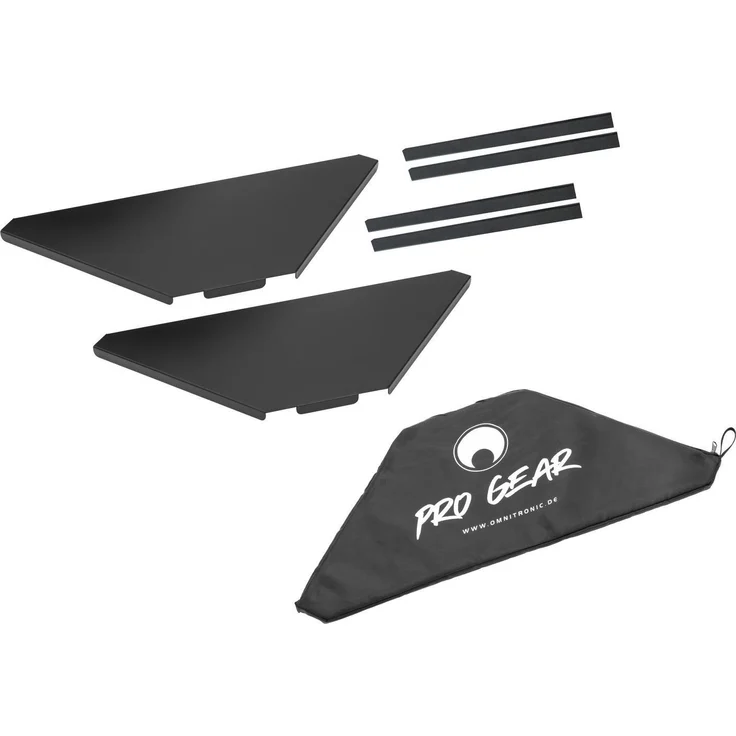Omnitronic Eckplatten inkl. Tasche für Mobile DJ Stand, DJ Utensilien – Bild 1