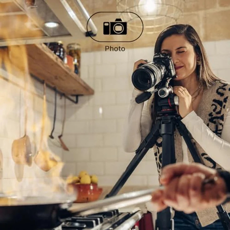 Manfrotto One Photo Alu Stativ mit XPRO 3-Wege-Neiger, präzises Kontrollsystem, Traglast bis 12 kg, italienische Handwerkskunst – Bild 7